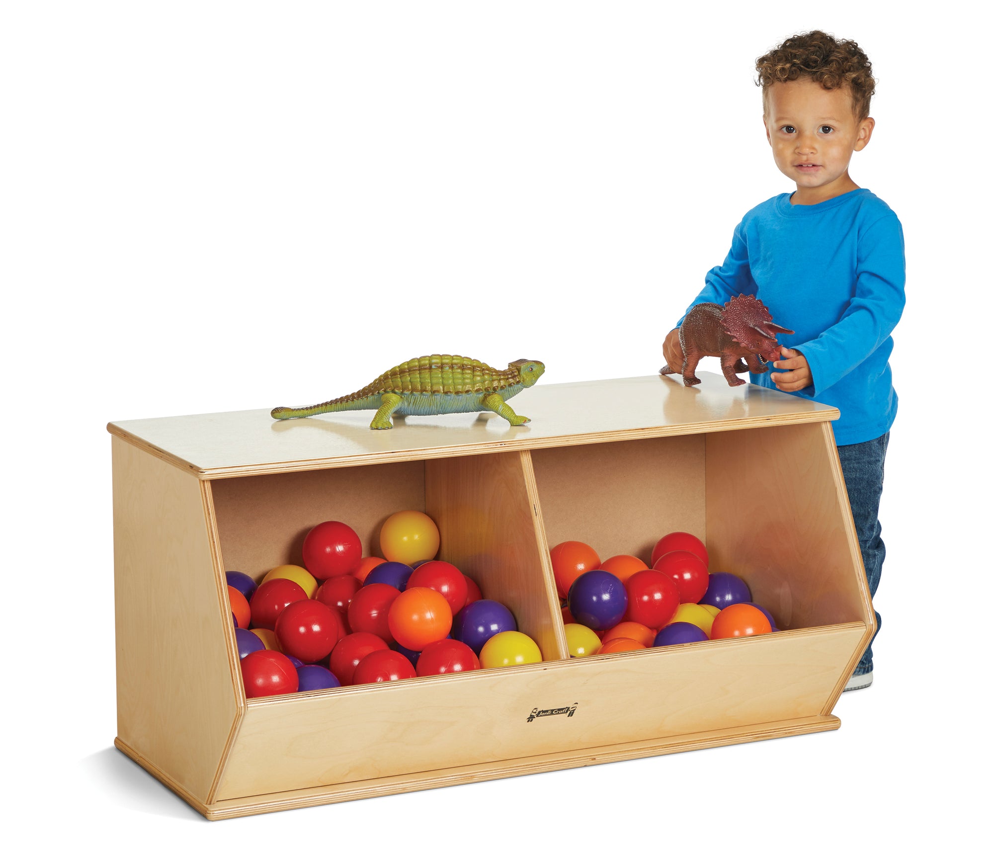 #49033 Jonti-Craft® Stacking Beveled Crate – Duplex