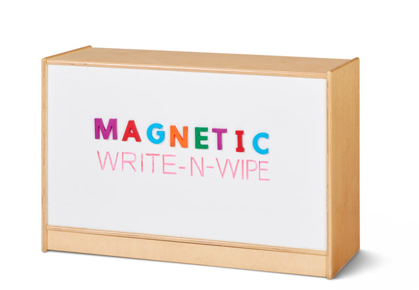 #59737 Jonti-Craft® Short Fixed Straight-Shelf Bookcase - Magnetic Write-n-Wipe Back