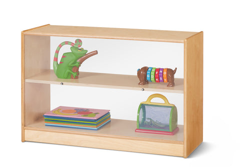 #59738 Jonti-Craft® Short Fixed Straight-Shelf Bookcase - See-Thru Back