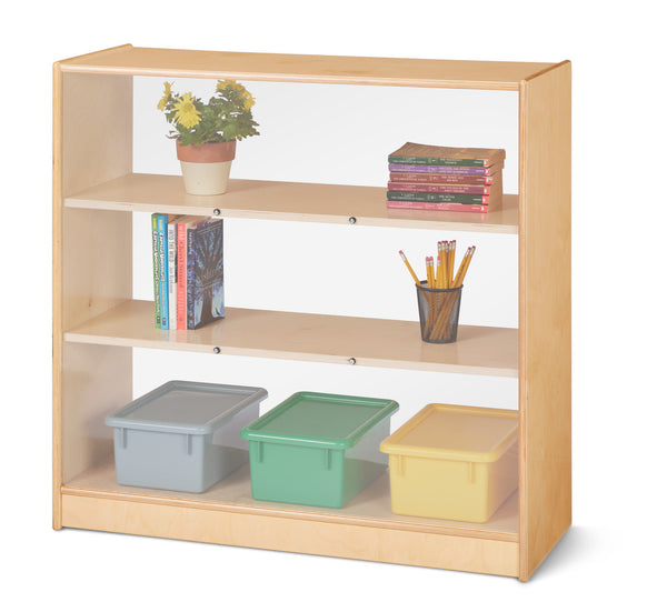 #59819 Jonti-Craft® Fixed Straight-Shelf Bookcase - See-Thru Back