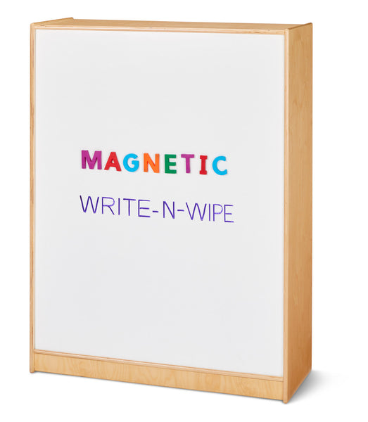 #59812 Jonti-Craft® Tall Fixed Straight-Shelf Bookcase - Magnetic Write-n-Wipe Back