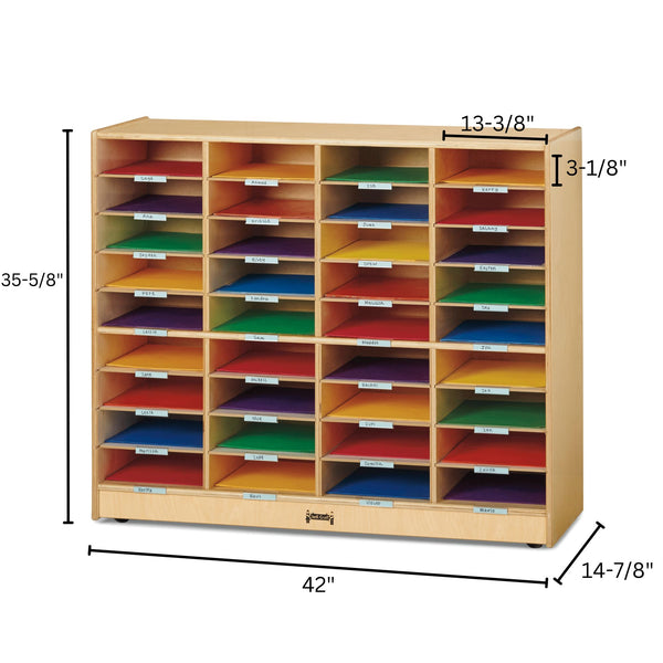#1253 Jonti-Craft® Mobile Mailbox Organizer