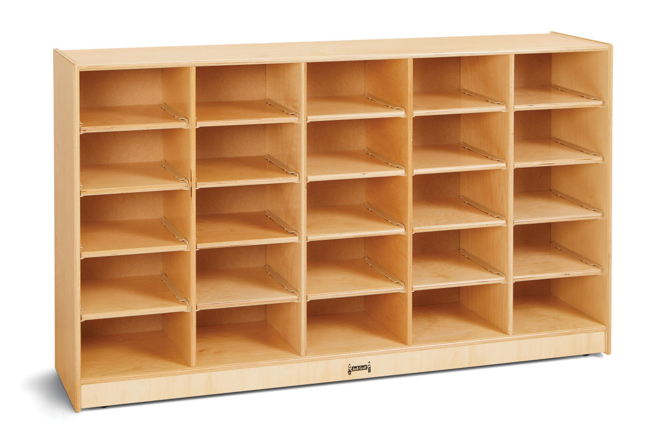 #59794 Jonti-Craft® 25 Tub Mobile Storage - without Tubs - Magnetic Write-n-Wipe Back