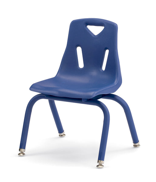 #1902 Berries® PLASTIC / STEEL CHAIR w/POWDER COATED LEGS - 12" HEIGHT