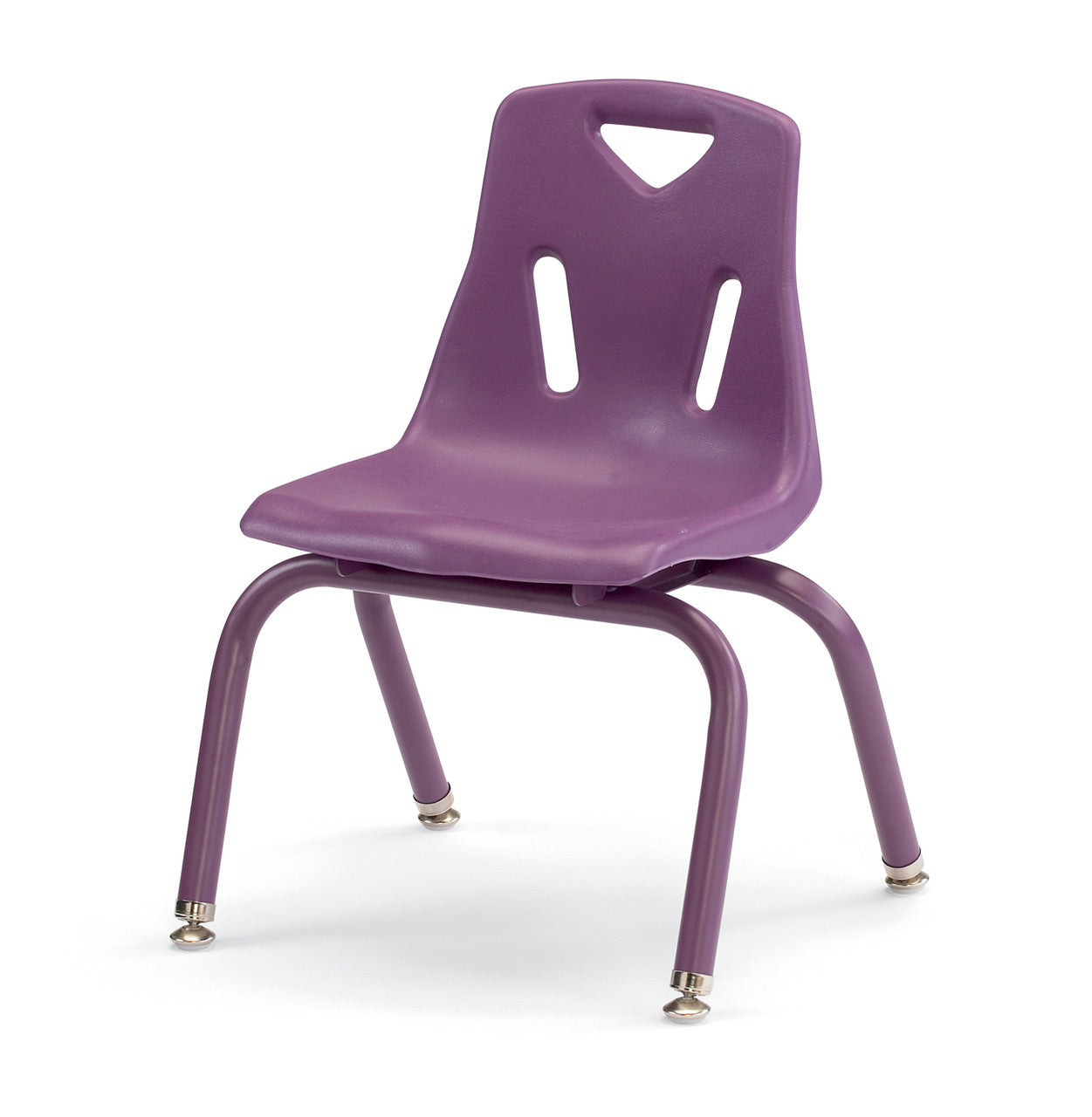 #1902 Berries® PLASTIC / STEEL CHAIR w/POWDER COATED LEGS - 12" HEIGHT
