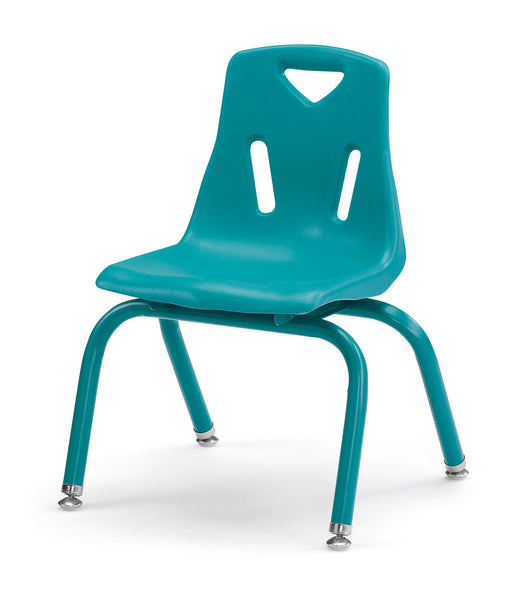 #1902 Berries® PLASTIC / STEEL CHAIR w/POWDER COATED LEGS - 12" HEIGHT
