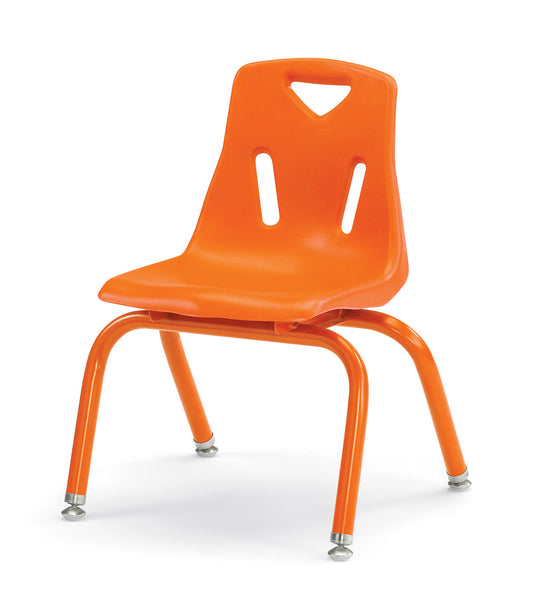 #1902 Berries® PLASTIC / STEEL CHAIR w/POWDER COATED LEGS - 12" HEIGHT