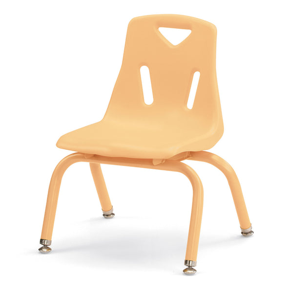 #1895 Berries® PLASTIC / STEEL CHAIR w/POWDER COATED LEGS - 10" HEIGHT