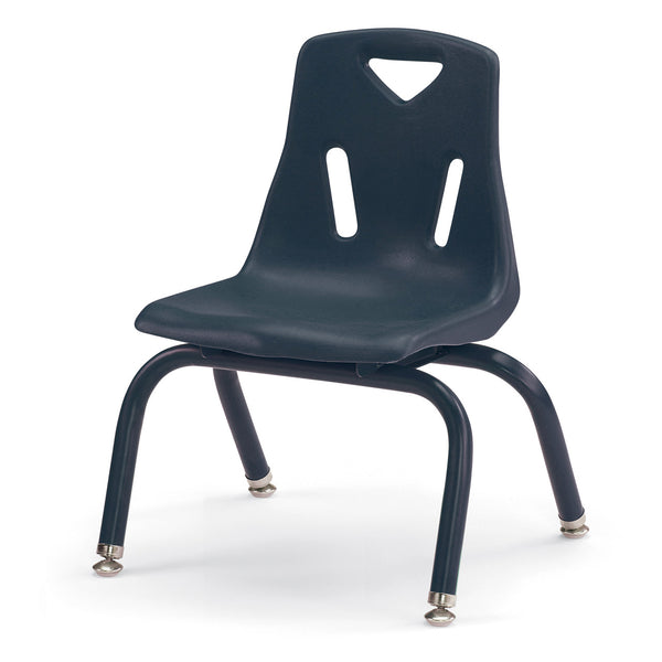 #1895 Berries® PLASTIC / STEEL CHAIR w/POWDER COATED LEGS - 10" HEIGHT
