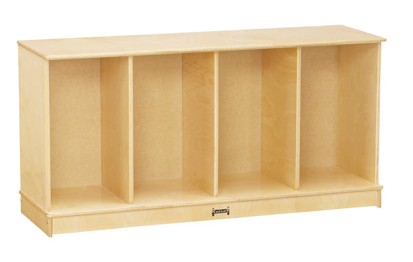 #1265 Jonti-Craft® Stacking Open Lockers - 4 Sections