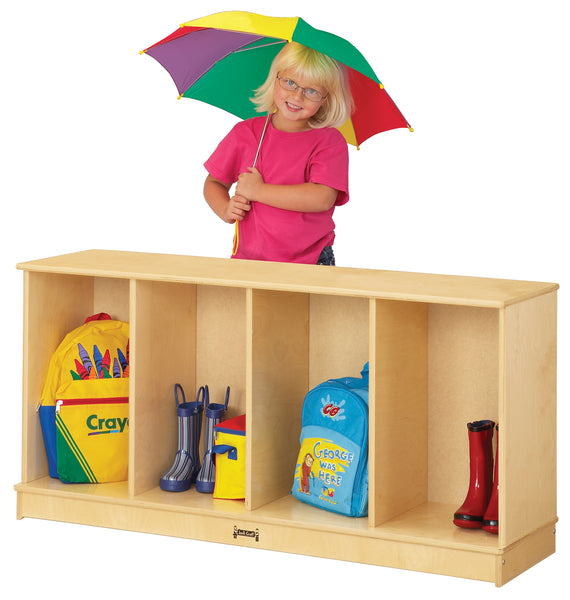 #1265 Jonti-Craft® Stacking Open Lockers - 4 Sections