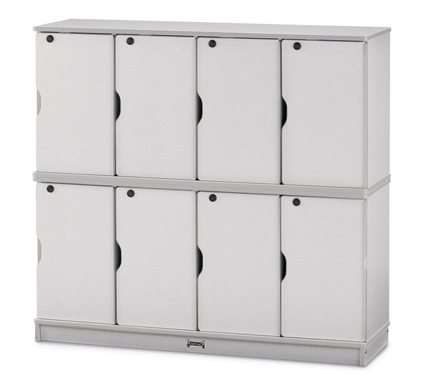 #1272 Rainbow Accents® Stacking Lockable Lockers - Double Stack