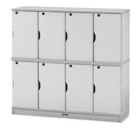 #1272 Rainbow Accents® Stacking Lockable Lockers - Double Stack