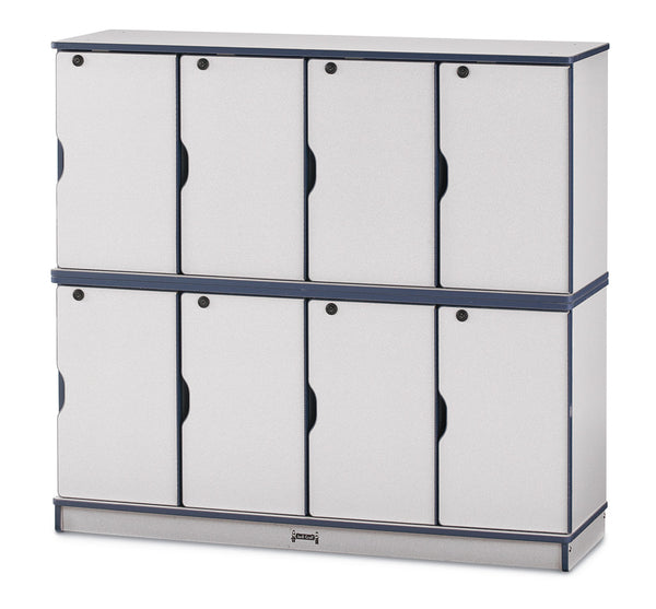 #1272 Rainbow Accents® Stacking Lockable Lockers - Double Stack