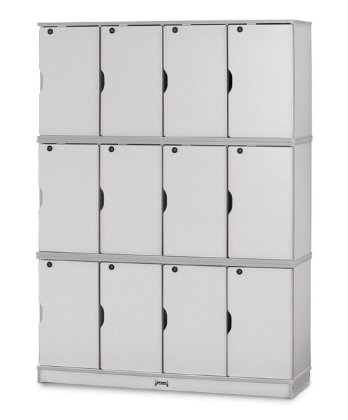 #1275 Rainbow Accents® Stacking Lockable Lockers - Triple Stack