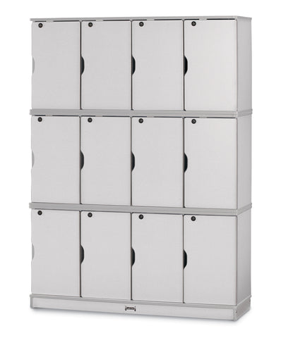 #1275 Rainbow Accents® Stacking Lockable Lockers - Triple Stack