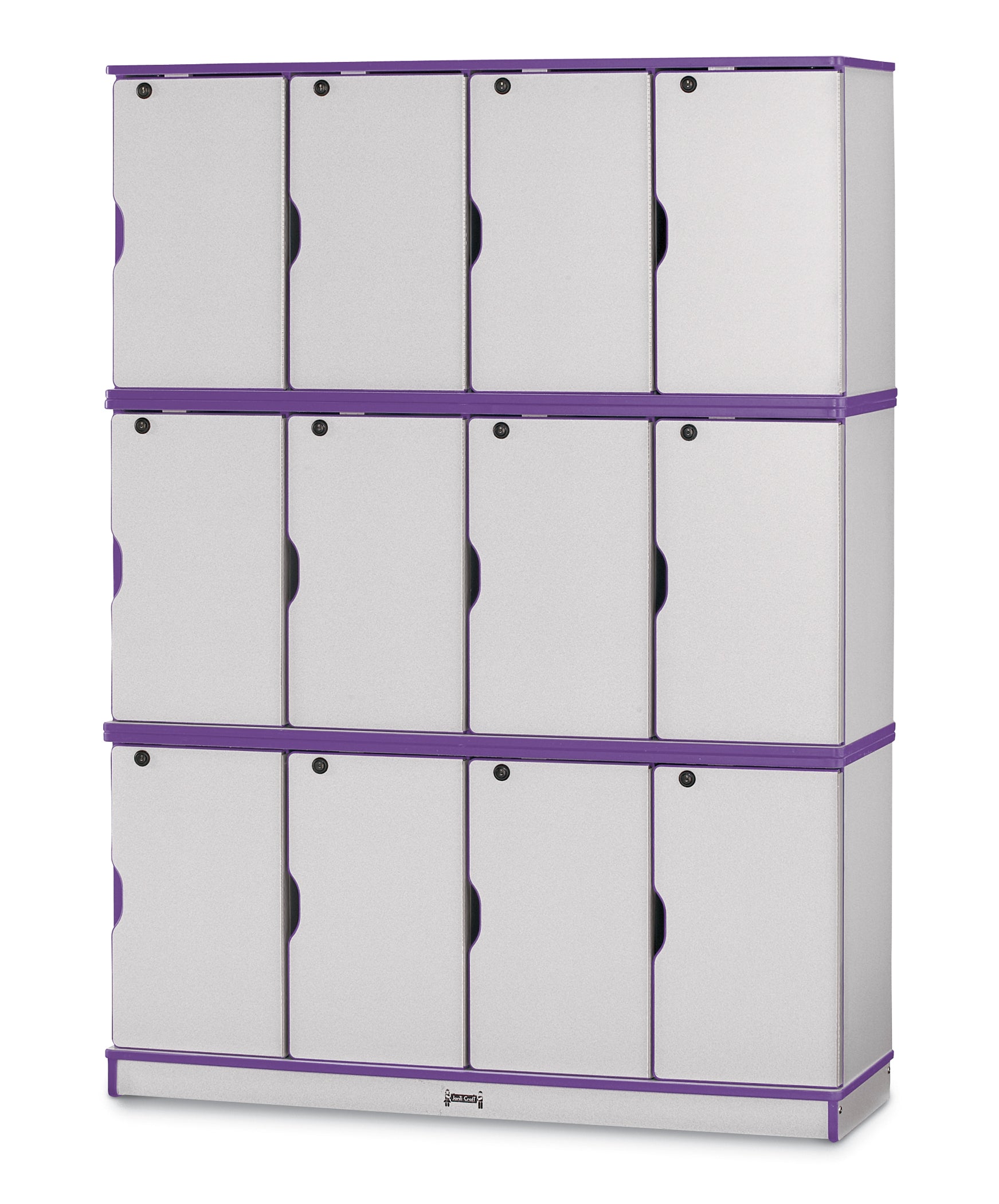 #1275 Rainbow Accents® Stacking Lockable Lockers - Triple Stack