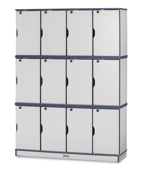#1275 Rainbow Accents® Stacking Lockable Lockers - Triple Stack
