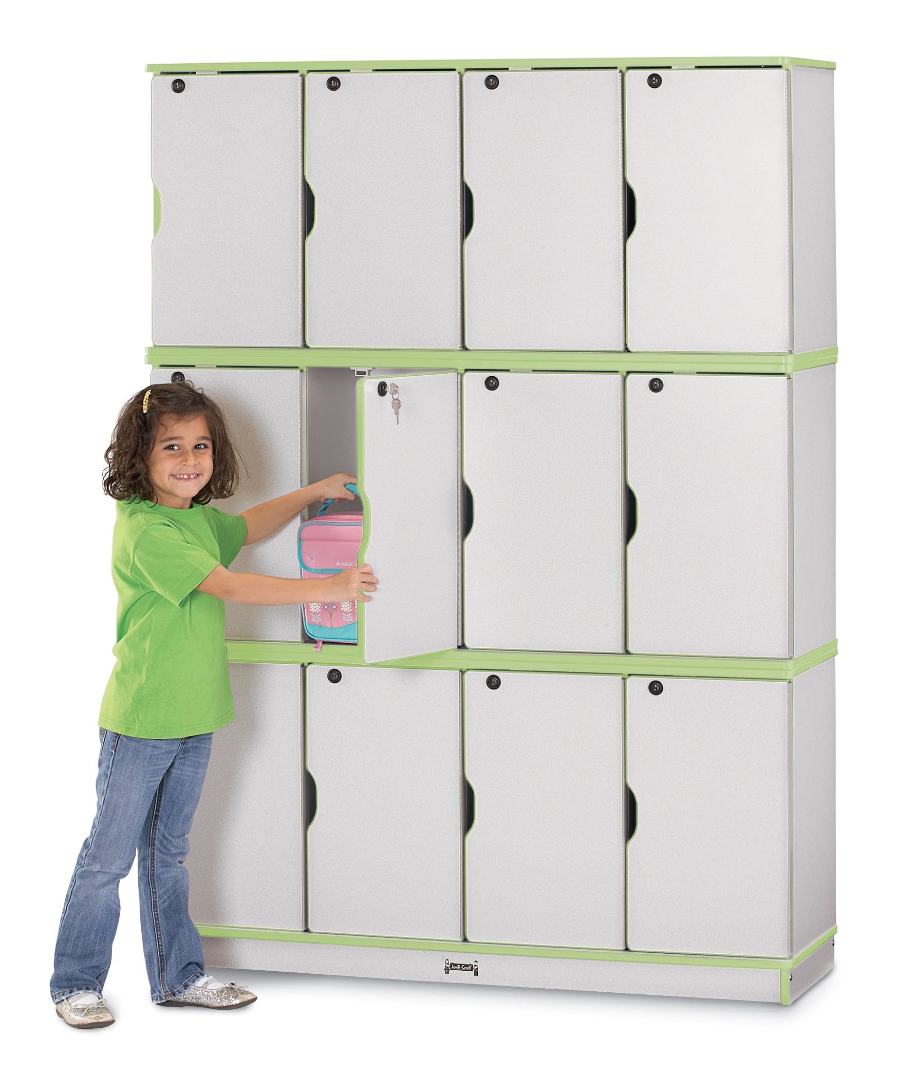#1275 Rainbow Accents® Stacking Lockable Lockers - Triple Stack ...