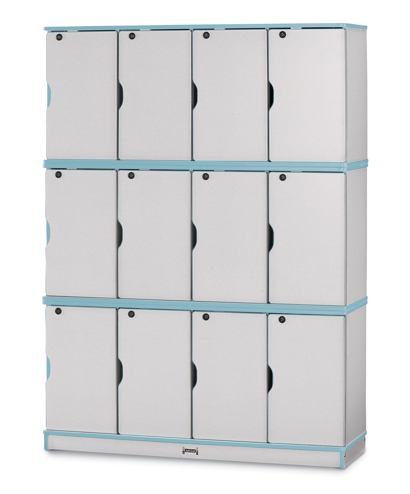 #1275 Rainbow Accents® Stacking Lockable Lockers - Triple Stack