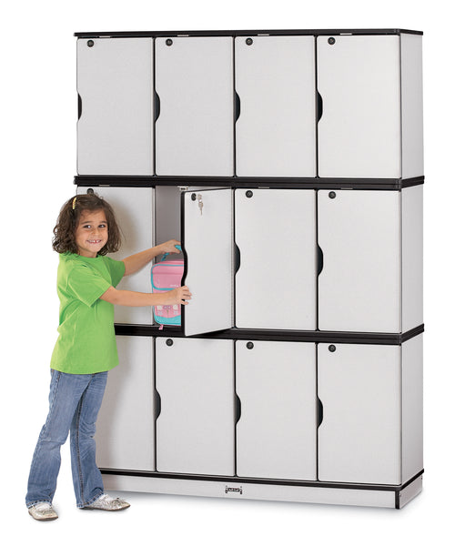 #1275 Rainbow Accents® Stacking Lockable Lockers - Triple Stack