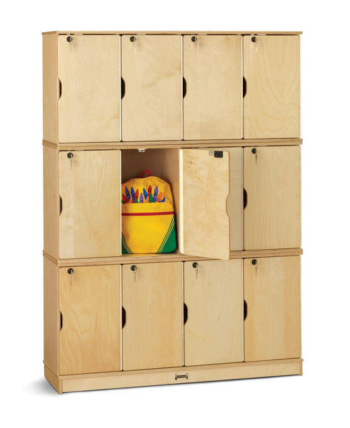 #1274 Jonti-Craft® Stacking Lockable Lockers - Triple Stack