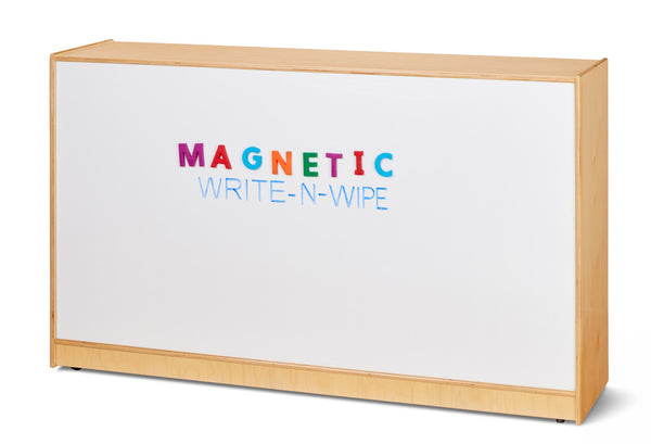 #59725 Jonti-Craft® 30 Cubbie-Tray Mobile Storage - without Trays - Magnetic Write-n-Wipe Back