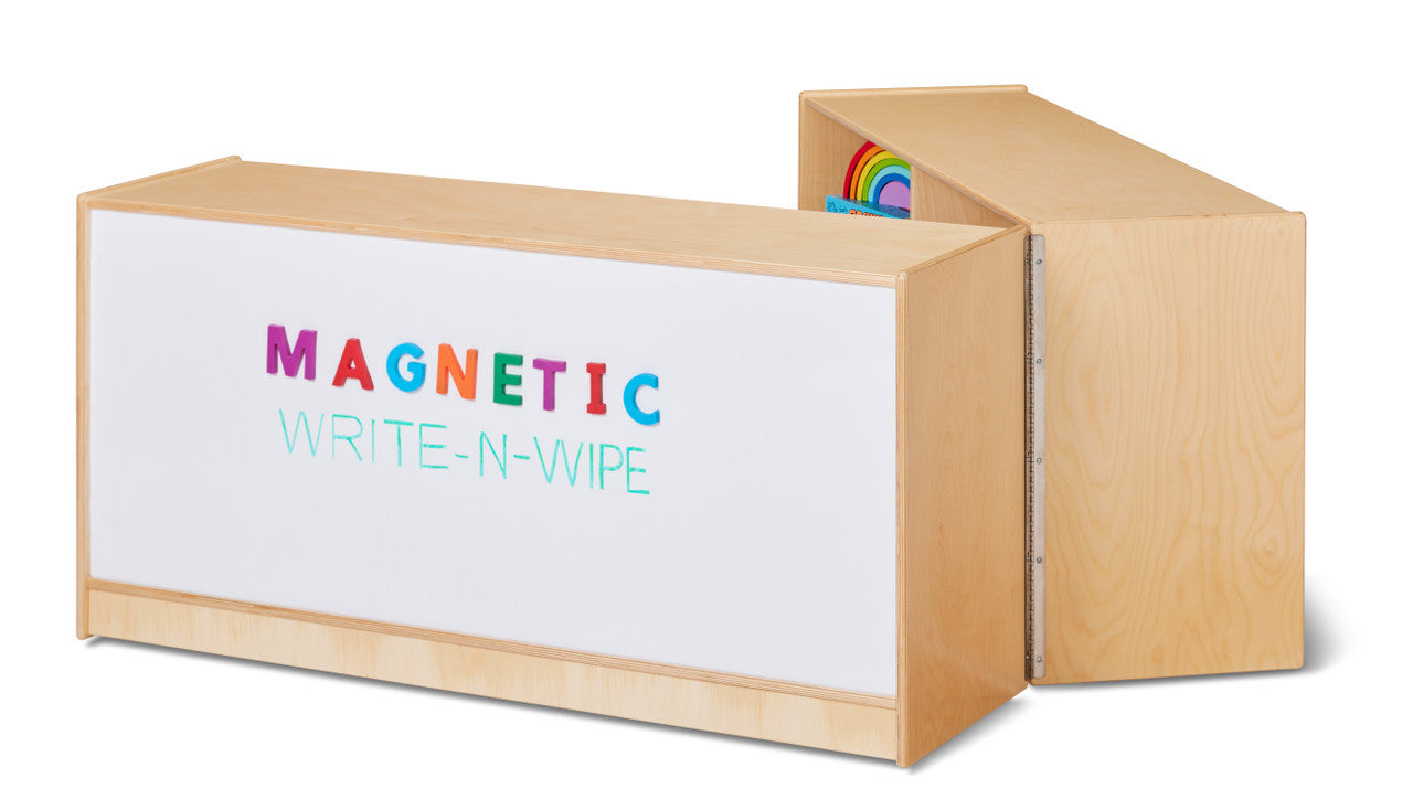#59693 Jonti-Craft® Móvil plegable para niños pequeños con cierre y parte trasera magnética para escribir y borrar