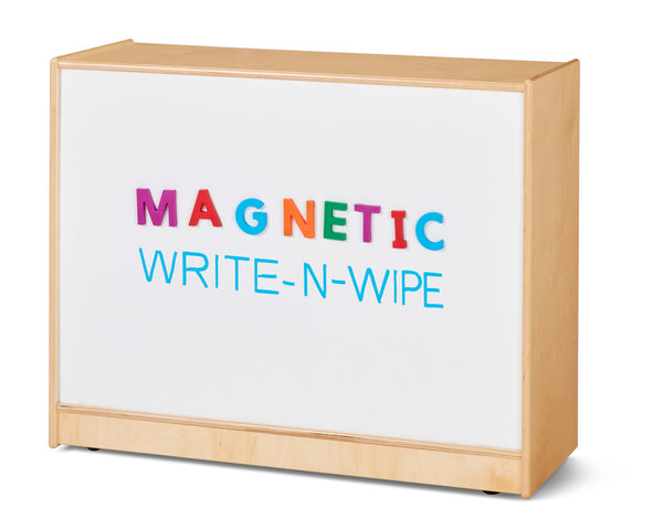 #59815 Jonti-Craft® Straight-Shelf Storage - Mobile - Magnetic Write-n-Wipe Back