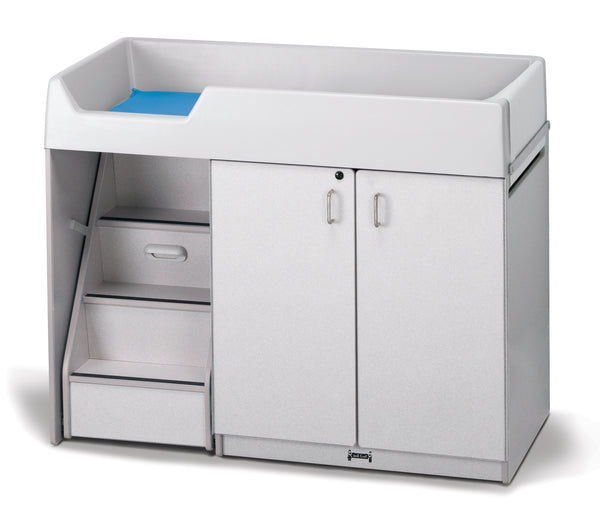 #1297 Rainbow Accents® Diaper Changer W/Stairs - Left