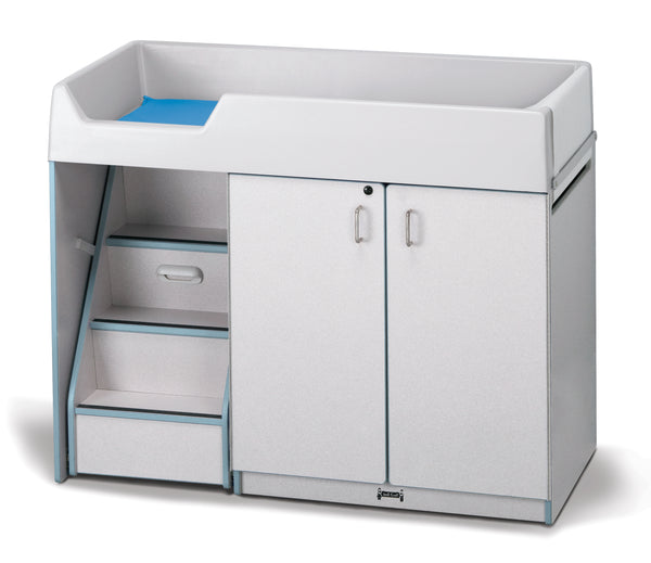 #1297 Rainbow Accents® Diaper Changer W/Stairs - Left