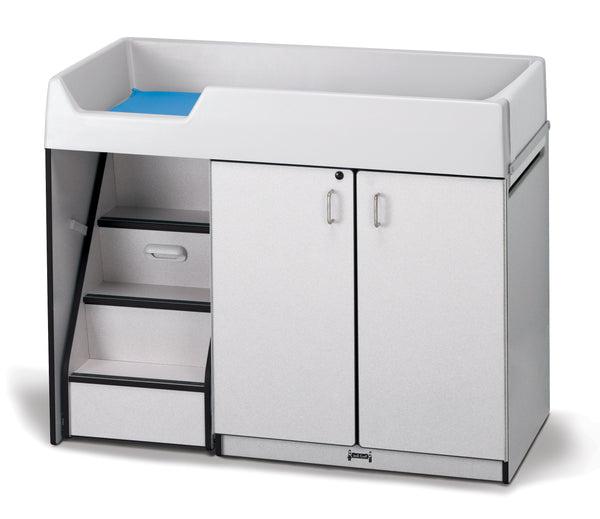#1297 Rainbow Accents® Diaper Changer W/Stairs - Left