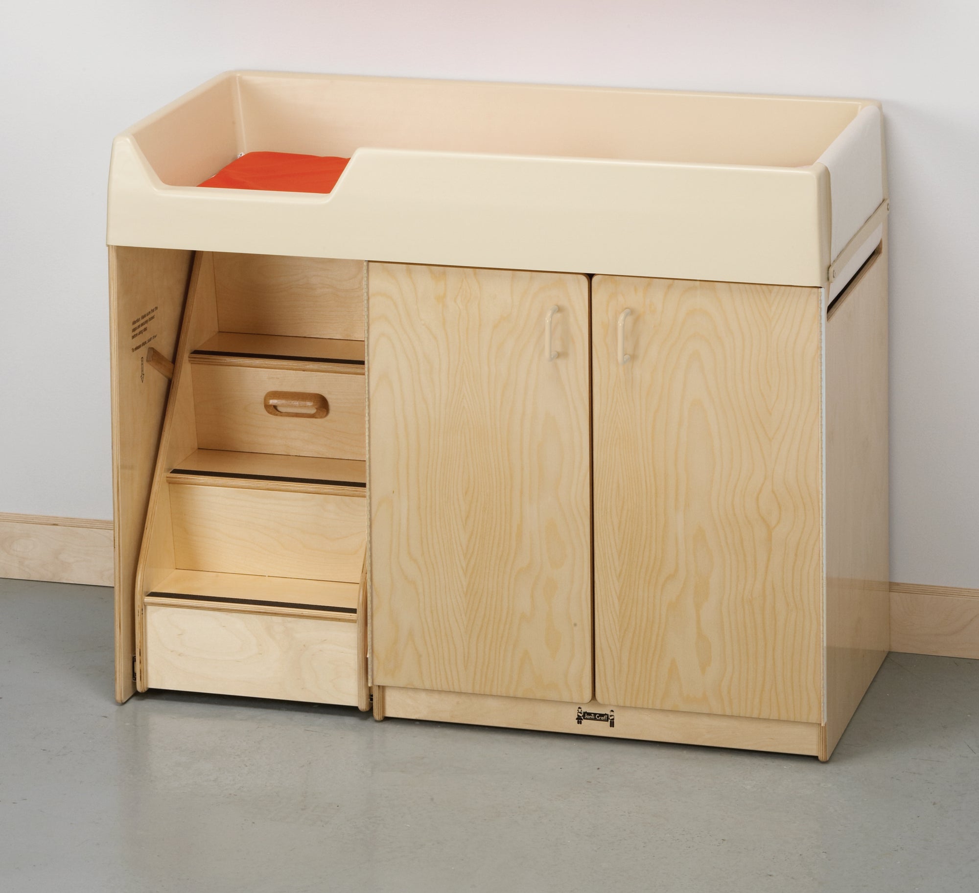 #1296 Jonti-Craft® Diaper Changer W/Stairs - Left