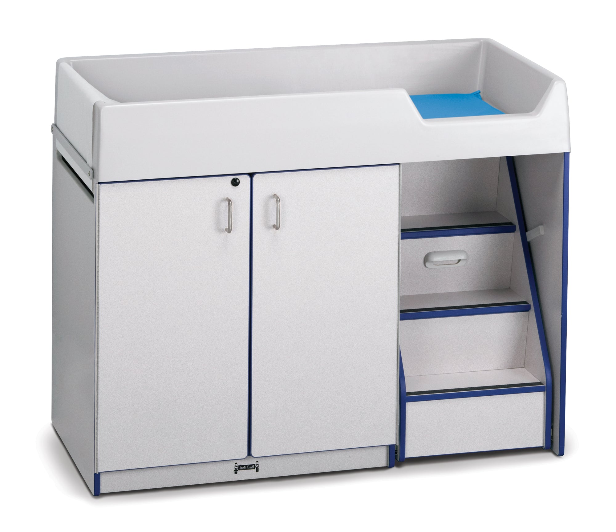 #1299 Rainbow Accents® Diaper Changer W/Stairs - Right