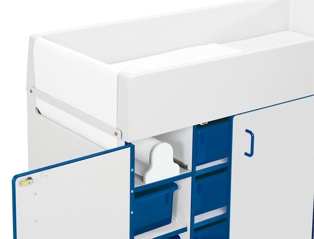 #1299 Rainbow Accents® Diaper Changer W/Stairs - Right