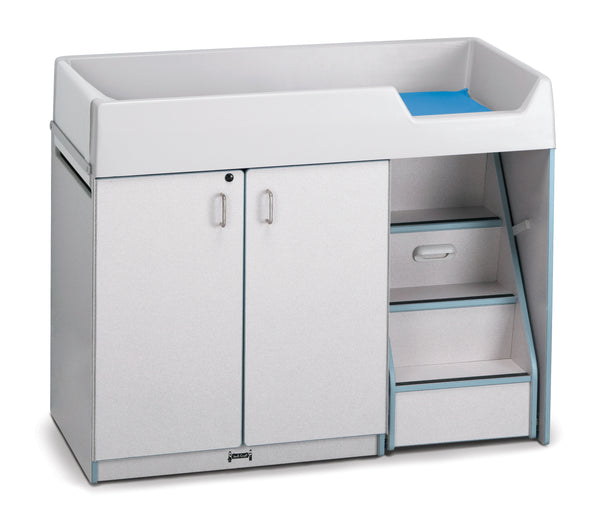 #1299 Rainbow Accents® Diaper Changer W/Stairs - Right