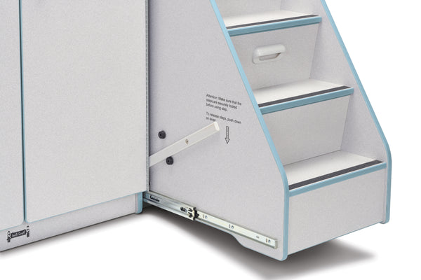 #1299 Rainbow Accents® Diaper Changer W/Stairs - Right