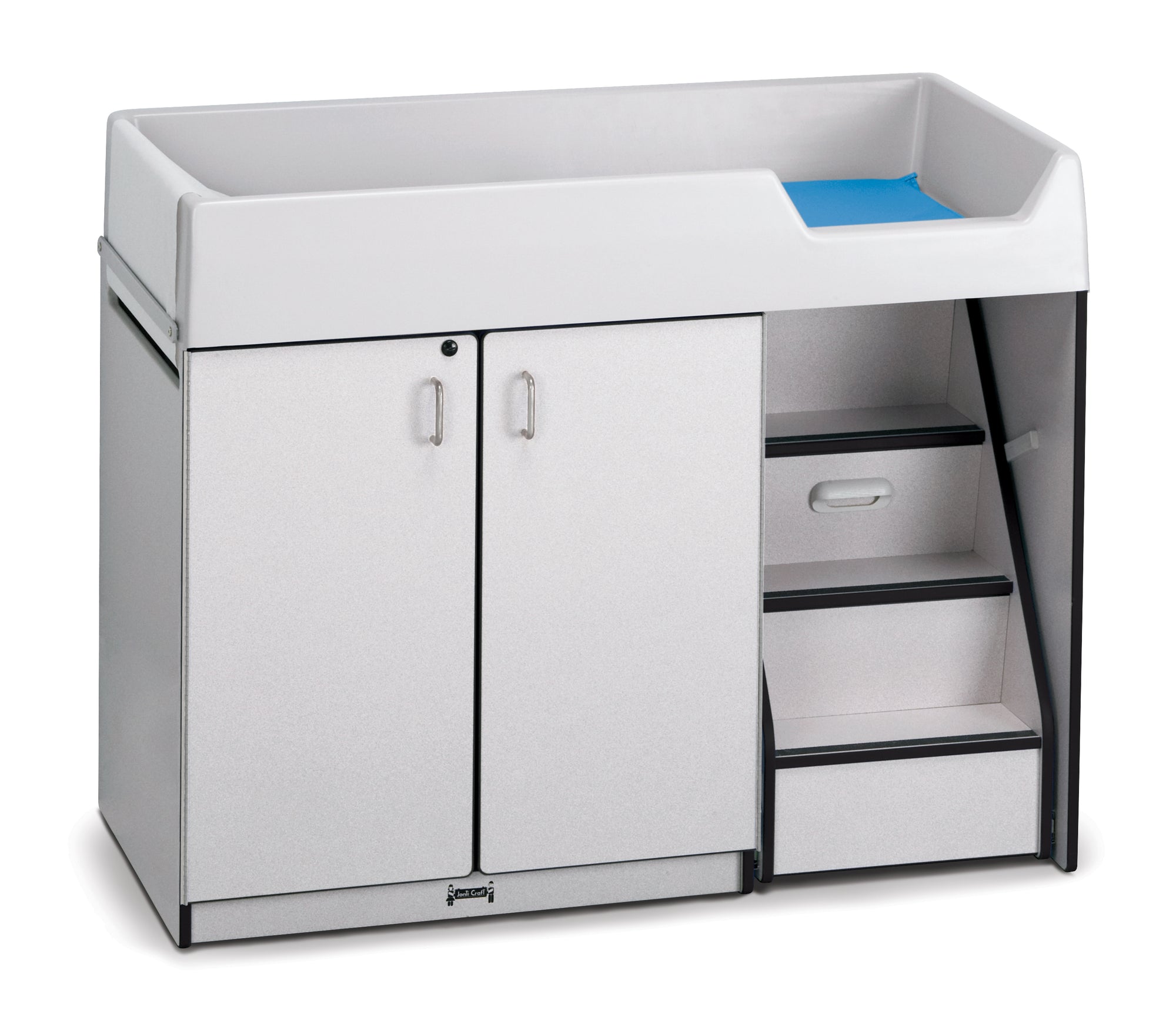 #1299 Rainbow Accents® Diaper Changer W/Stairs - Right