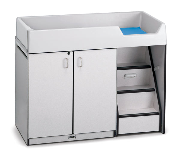 #1299 Rainbow Accents® Diaper Changer W/Stairs - Right