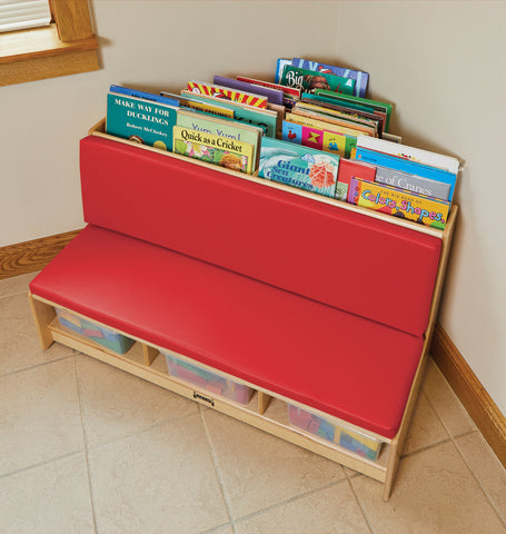 #1331 Jonti-Craft® Corner Literacy Nook - Red