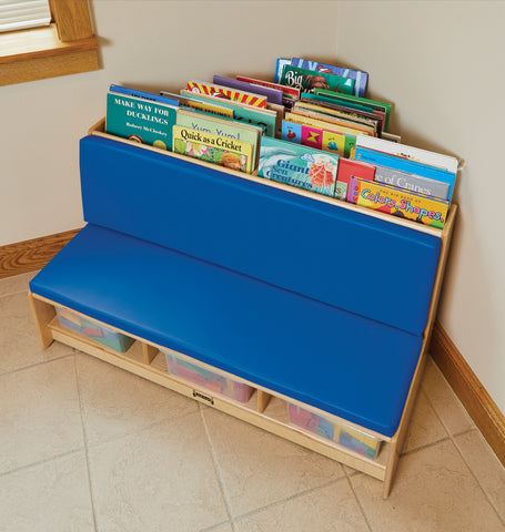 #1332 Jonti-Craft® Corner Literacy Nook - Blue