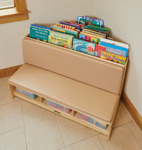 #49034 Jonti-Craft® Corner Literacy Nook - Wheat