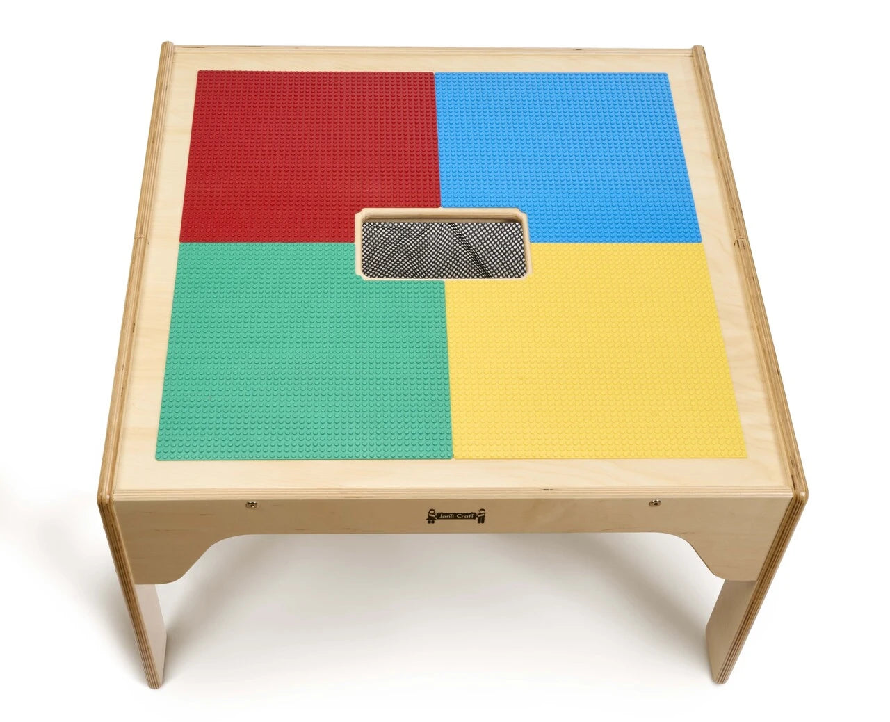 Kids LEGO® Compatible Wood Square Storage Table