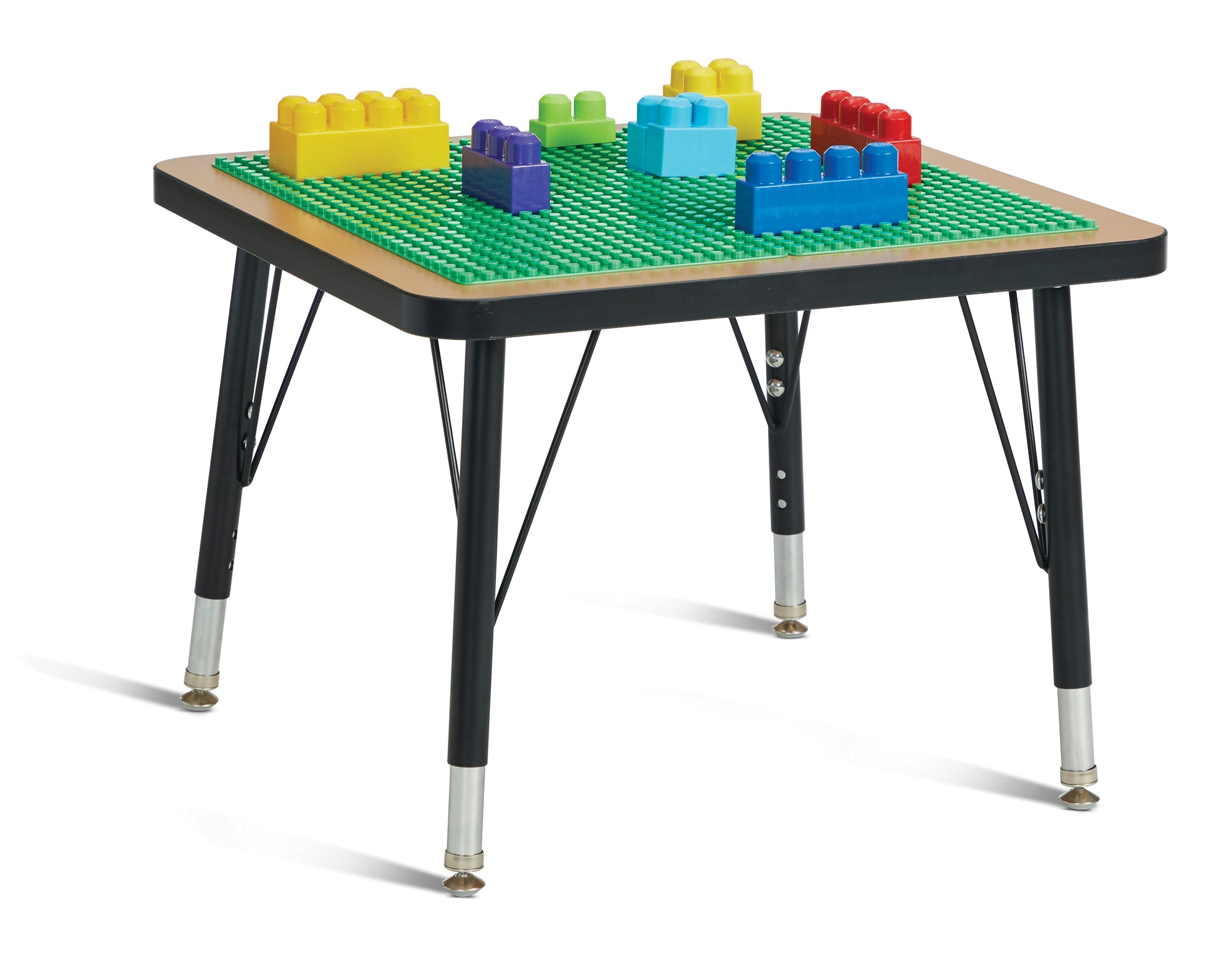 #49037 Jonti-Craft® Adjustable Building Table – Preschool Brick Compatible – 15-24"H