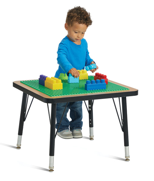 #49037 Jonti-Craft® Adjustable Building Table – Preschool Brick Compatible – 15-24"H