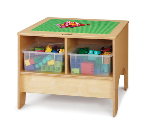 #1482 Jonti-Craft® KYDZ Building Table - Lego® Compatible With Clear Tubs