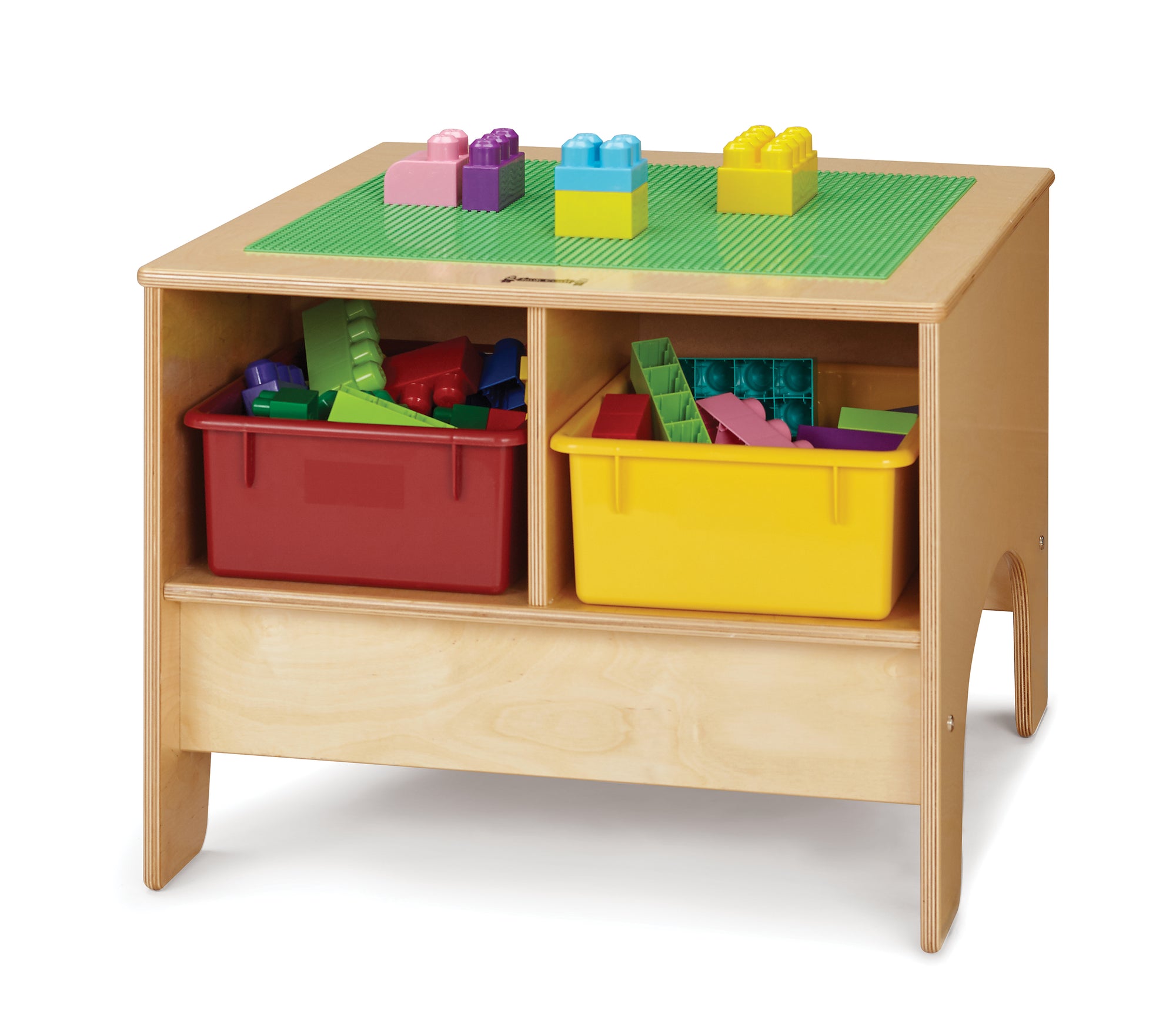 #1486 Jonti-Craft® Building table with colored bins