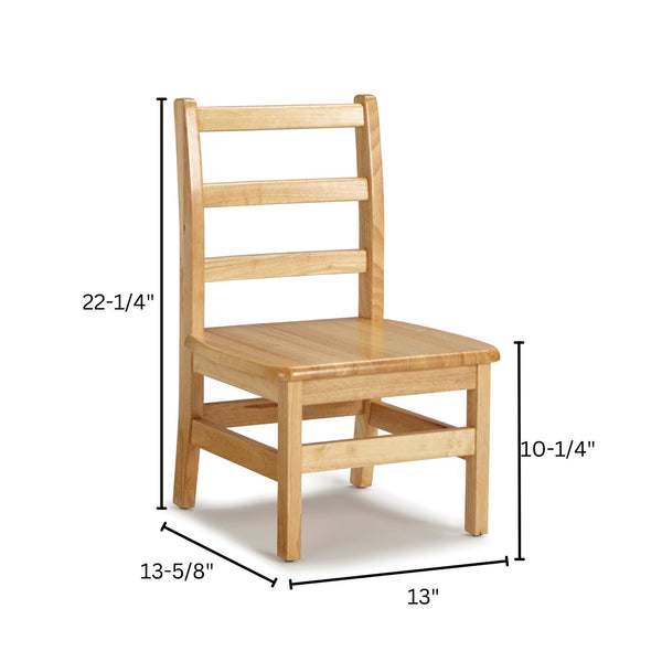 #1555 Jonti-Craft® KYDZ Ladderback Chair - 10" Height