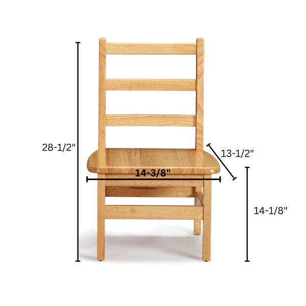 #1559 Jonti-Craft® KYDZ Ladderback Chair - 14" Height