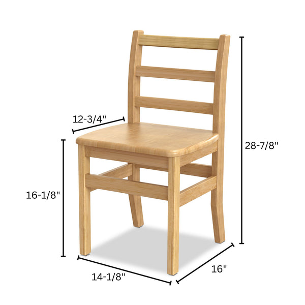 #1561 Jonti-Craft® KYDZ Ladderback Chair - 16" Height